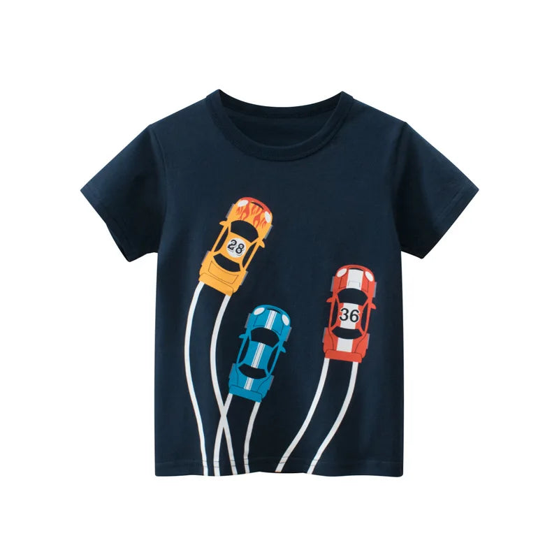 Children Short Sleeve T-shirts Version,  Kids Clothing,  Boy Baby Cotton Tees, 2-9 Years, Summer  Tops