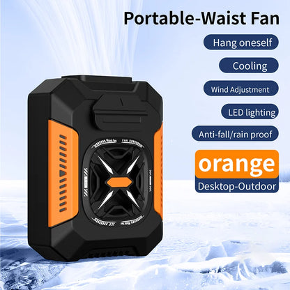 Portable Waist Clip Fan 5000mAh USB Rechargeable Fan Powerful Air Cooler Outdoor Camping Waist Fan with Power Bank LED Light.  Yellow/greenish has the most and orange about half.  Better chances with the yellow/ish