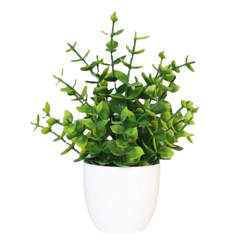 Potted Artificial  Bonsai Plants, Indoor/Outdoor Decorations.