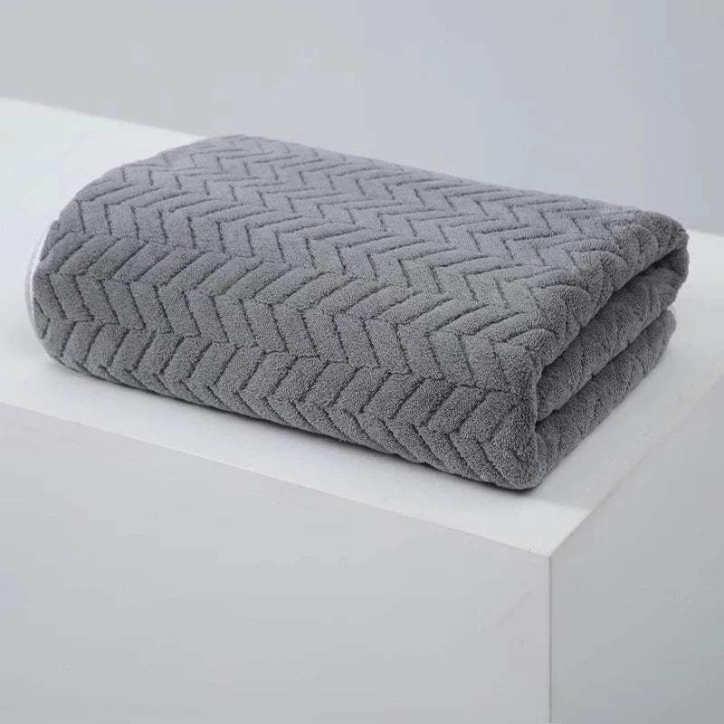 High quality thick velvet bath towels, soft and absorbent towels, sports beach towels for home and hotel use