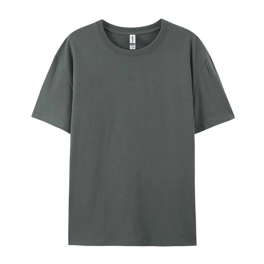 100% Cotton Solid T-shirts for Men / Woman, older Teens, Short Sleeve Fashion Brand Trend,  Casual Soft Clothing Tees,  Customized Products,  Summer Tops, ,