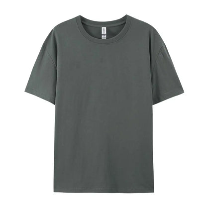 100% Cotton Solid T-shirts for Men / Woman, older Teens, Short Sleeve Fashion Brand Trend,  Casual Soft Clothing Tees,  Customized Products,  Summer Tops, ,
