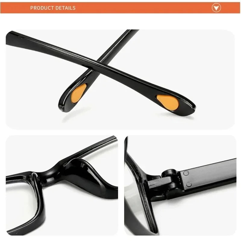 Anti-blue Light Reading Glasses, Thick Black- Framed Glasses,  Portable Presbyopia Eyeglass +1.0~+4.0 Eyewear 4pcs.  This set of 4 pairs of glasses in the strength of your choice is a wonderful bargain. and you have ANTI-BLUE