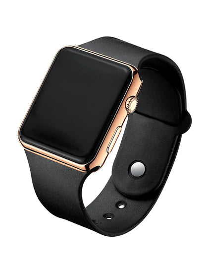 Men's LED Square Watch And 3 pieces of Jewelry Set  for Gift or just because.   Not a  " Smartwatch" (BOX  Not Included) SEVERAL CHOICES