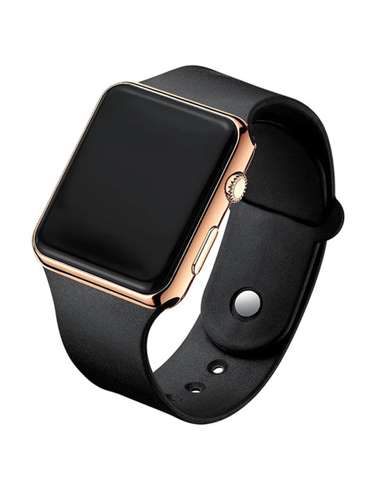 Men's LED Square Watch And 3 pieces of Jewelry Set  for Gift or just because.   Not a  " Smartwatch" (BOX  Not Included) SEVERAL CHOICES