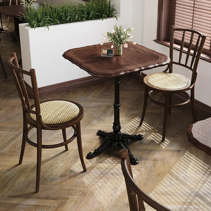 American Retro Cafe.   Solid Wood Table and Chair Combination  for Small space or Restaurant.