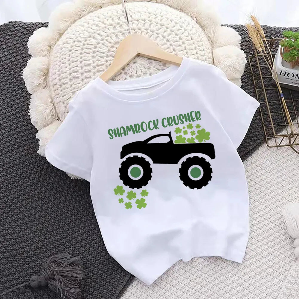 Mr Lucky Charm Print Kids T-shirt,  Children .  St. Patricks Day Shirt Boy/ Girl Clothes,  St. Patricks Day Toddlers  Outfits