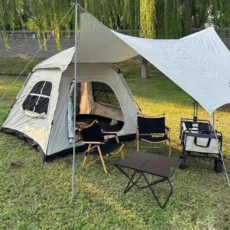 Portable Folding Camping Table,Stainless Steel Outdoor Dining Table,Compact Design for Camping,Beach, BBQ,and Hiking (Foldable)If you want want the table AND the carrying bag buy BLACK.  Green carrying bag is almost gone.  Gr