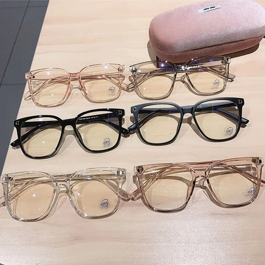New Large Frame Myopia Glasses with Anti-Blue Light Eyewear for Women.  Eye Protective Computer Goggles, Diopters -1.0 -1.5 -2.0 To -6.0.  With so many choices,  please make sure your'e getting the features you want.