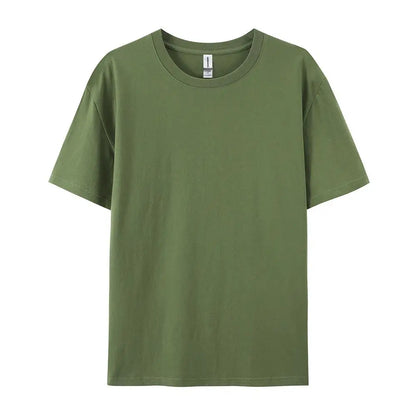 100% Cotton Solid T-shirts for Men / Woman, older Teens, Short Sleeve Fashion Brand Trend,  Casual Soft Clothing Tees,  Customized Products,  Summer Tops, ,