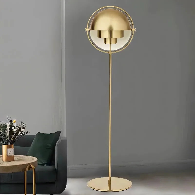 Modern Gubi Floor Lamps For Living Room, Home Decor Designer with Black Gold Metal Standing Lights