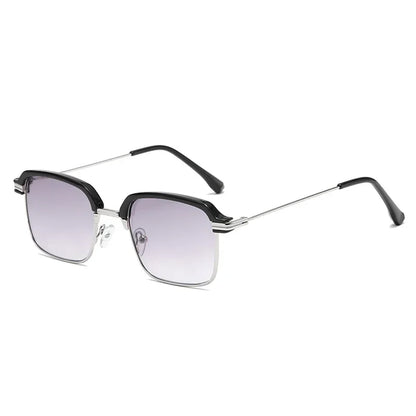 2-in-1 Popular Metal Bifocal Presbyopia Glasses, with Anti-Blue Light Reading Glasses/ Sunglasses for Both Near and Far Use