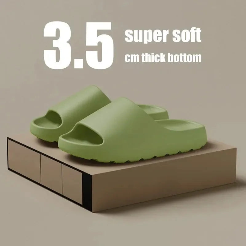 Coconut Slippers,  Cloud Thick-soled Sandals for  Summer Fashion.  Soft Bottom for Beach,  Mens Slippers / Women's Sandals, EVA Slides