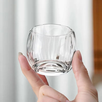 Crystal Glass Thickened Single Cup of High-grade Health Tea Cup 100ml  or Shot Glass