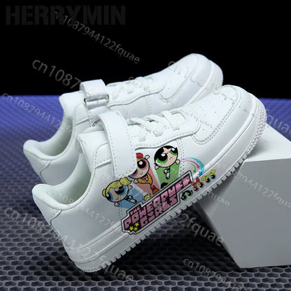 2026 Boys/ Girls Powerpuff Girls Cartoon 3D Print,  Parent /Child Shoes,  Woman Simple Four Season Casual Sneaker Size 28-40