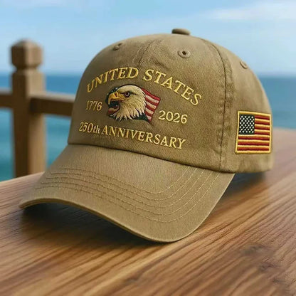 Flag  and USA Eagle Embroidery  on cap, Casual,  Breathable Sports Hat,  Outdoor Sunscreen Dad Hats For Women/ Men