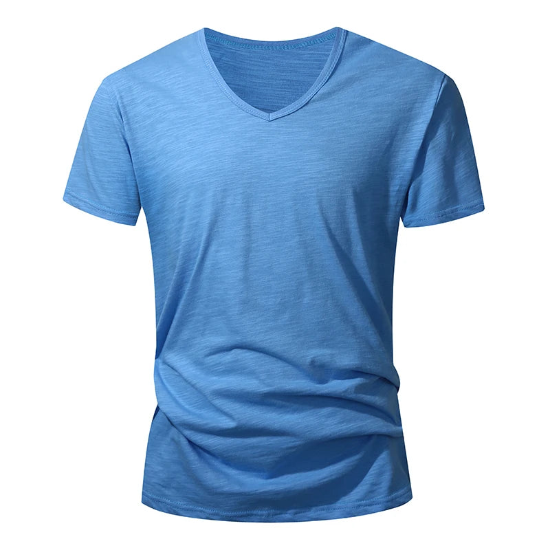100% Cotton Mens T-shirt  for Summer.  Short Sleeve Tops,Tee,  in Black, White and COLORS. Soft , High Quality Mens  T-shirts.
