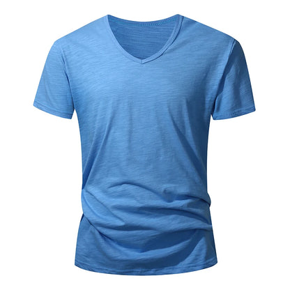 100% Cotton Mens T-shirt  for Summer.  Short Sleeve Tops,Tee,  in Black, White and COLORS. Soft , High Quality Mens  T-shirts.