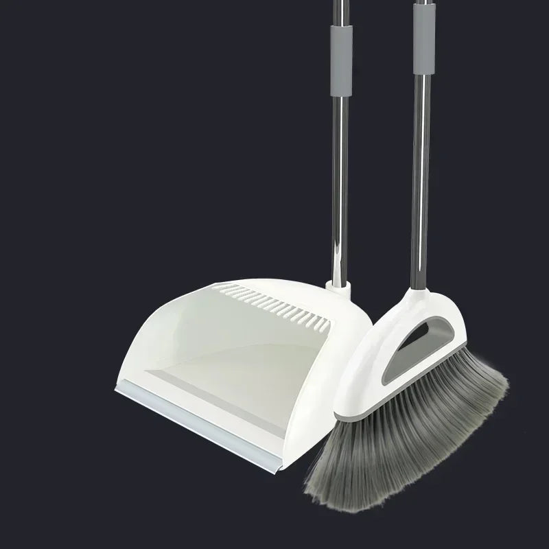 Sweeper/Wiper for Floors.  Home Accessories Sweeping, Dust Brush,  Multifunction Magic Broom and Plastic Dustpan Set.