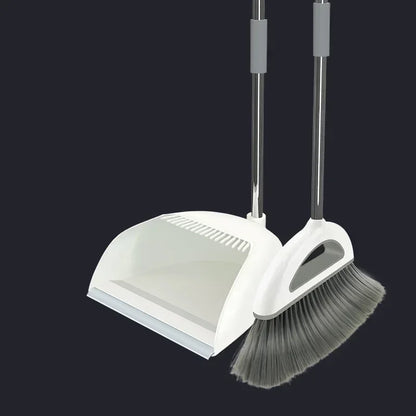 Sweeper/Wiper for Floors.  Home Accessories Sweeping, Dust Brush,  Multifunction Magic Broom and Plastic Dustpan Set.