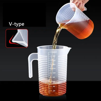 100-5000ml Thickened Plastic Measuring Cups,  Food Grade Measuring and Measuring Cup Beaker
