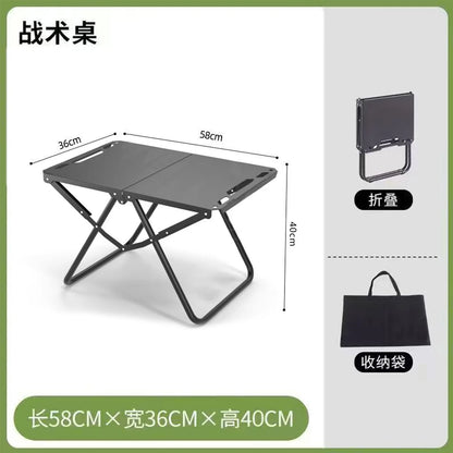 Portable Folding Camping Table,Stainless Steel Outdoor Dining Table,Compact Design for Camping,Beach, BBQ,and Hiking (Foldable)If you want want the table AND the carrying bag buy BLACK.  Green carrying bag is almost gone.  Gr