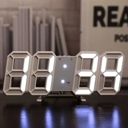 FUN Digital Wall Clock for Kitchen or Office.   Desk,  Electronic Alarm,   Modern Home Decoration for Bedroom Decor Interior Led Table Clocks Living Room