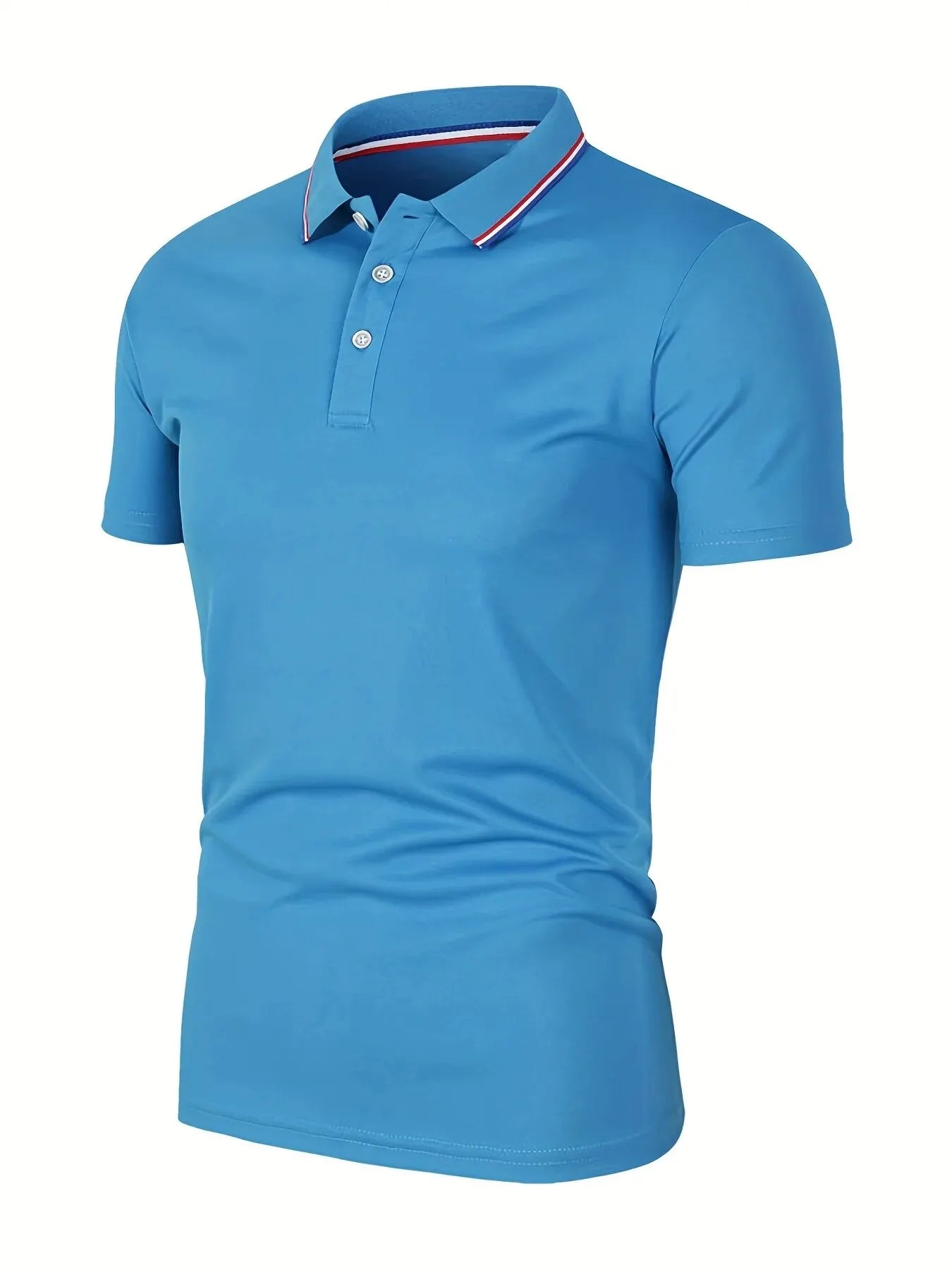 Sale on Men's Summer Casua, l Breathable, .Comfortable Polo Shirt.  Solid Colors, High Quality Short Sleeve Shirt