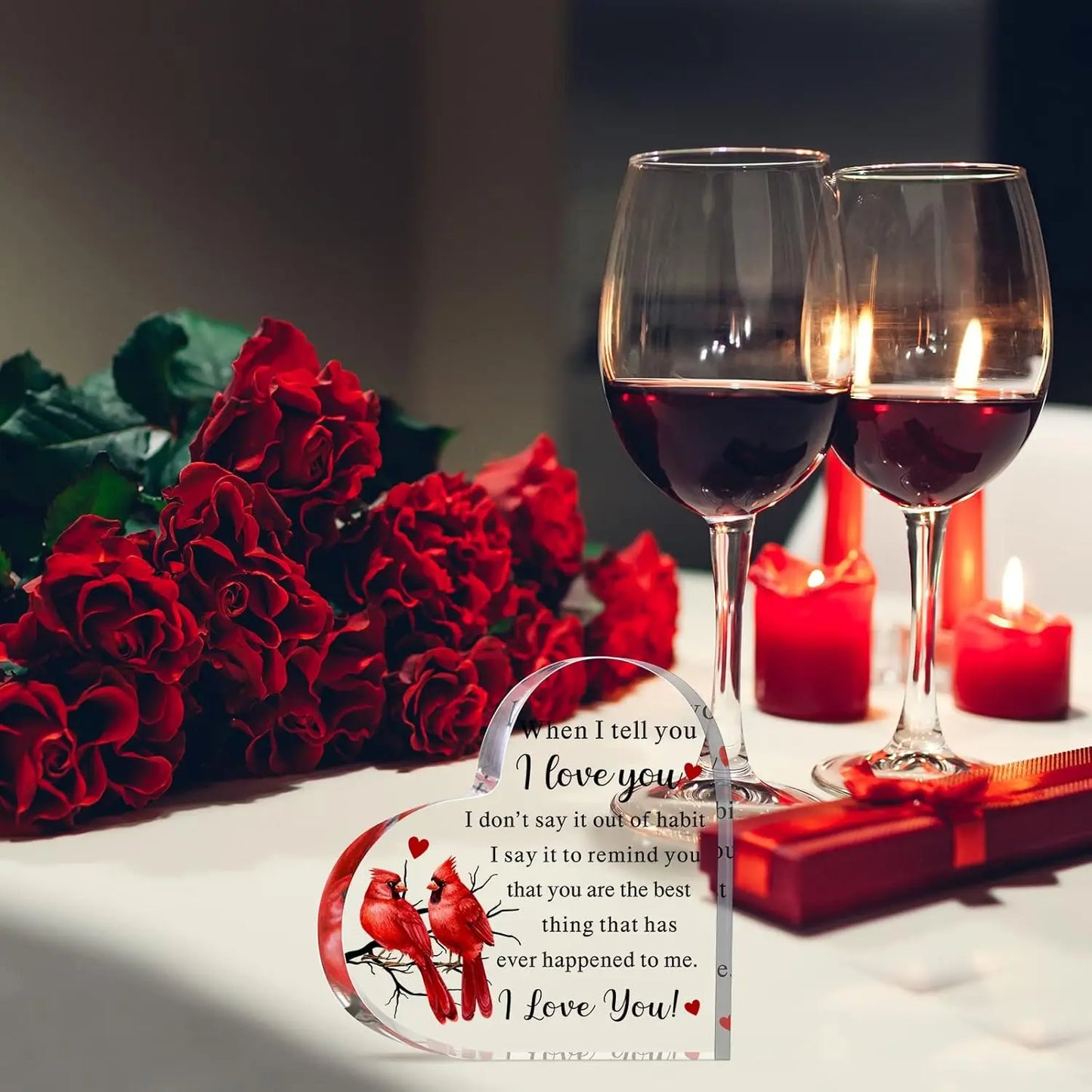 1pc,To My Love Acrylic Gift for Her,  Boyfriend, AND  Gift Ideas Anniversary,  Valentines,  Birthday, ANY COMMEMORATIVE EVENT