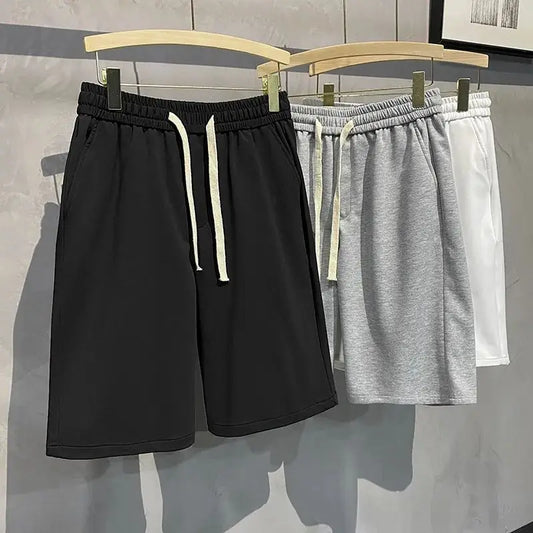 Men/Womens  Sports and Fitness Shorts,  Solid Color Casual Spring and Summe, Suitable for Both Men and Women, Casual Sports Shorts