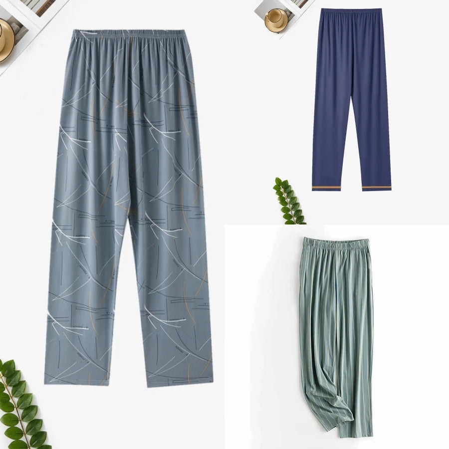 Mens Pajama Pants for Autumn and Winter, Spring & Fall. Can Be Worn Outside or  at Home