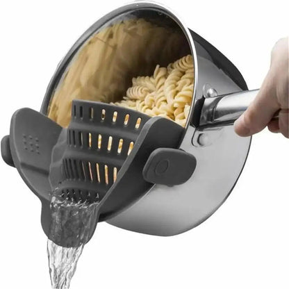 1pc, Strainer, Pot Strainer, Adjustable Clip On Strainer For Pots,  Pans And Bowls