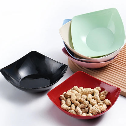 2/4/6pcs Nordic creative style special-shaped four-legged bowl,  suitable for serving.