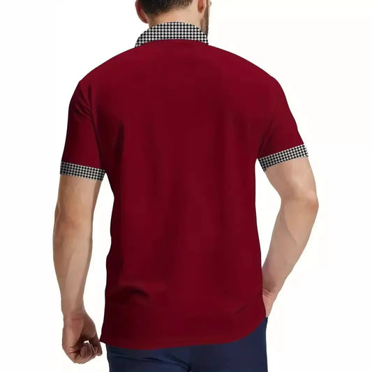 Great looking Polo SHIRT, and I wish" RED " wasn't totally gone!!!  There are still 3 good colors to choose from.   Good trimming on this fast-selling Men's Short-sleeved POLO Shirts. Three Colors and lots of sizes as of tod