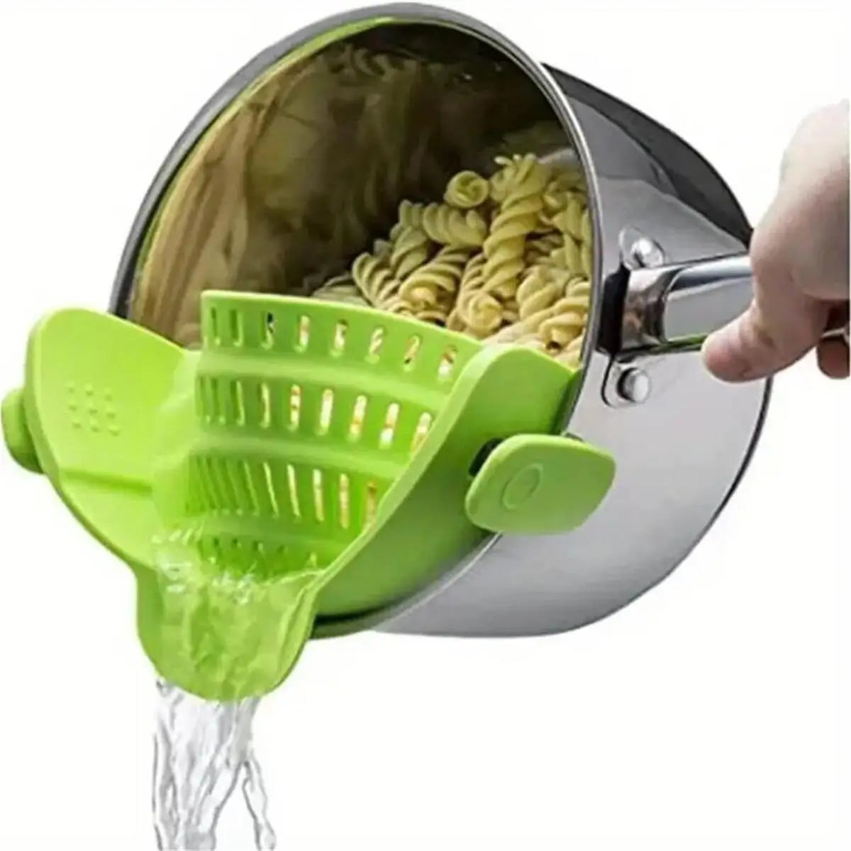 1pc, Strainer, Pot Strainer, Adjustable Clip On Strainer For Pots,  Pans And Bowls