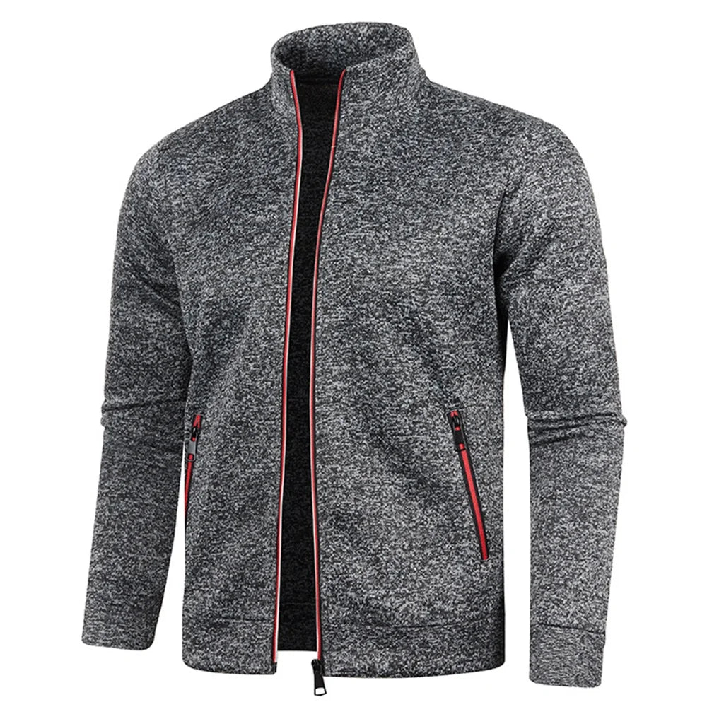 UNISEX  Zipper Jackets Standing Collar Sweatshirt.  Outdoor Streetwear Casual Coat  with  Long Sleeves. Sizes  M-4XL.  a Few choices of color/sizes are low but most are extremely well stocked.  What a great looking dressed-up
