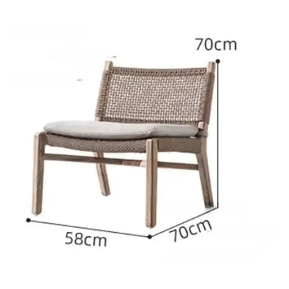 Japanese Style,  Waterproof and Sunscreen Garden Sofa, Minimalist Designer, Modern Garden Sofa, Artistic Outdoor Furniture,