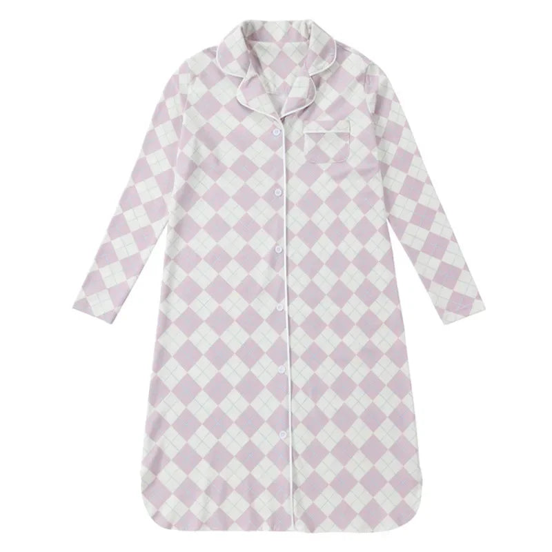 spring summer argyle plaid, soft dress set with  footie P. J's,  Familyfamily matching clothing