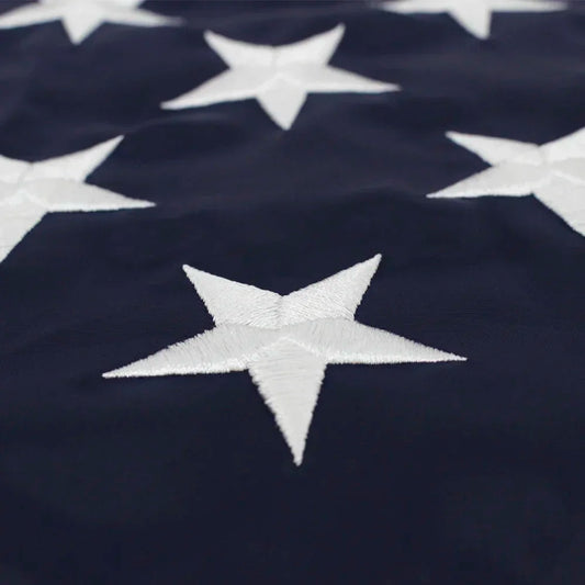 Heavy Duty US 3x5 Feet Waterproof Nylon.  ""Embroidered Stars"  and  "Sewn Stripes" ,  USA/ American Flag