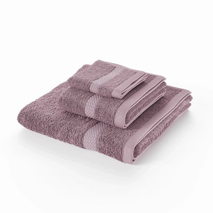 Beautiful  6 piece  Towel Set, Contains 2 Bath, 2 Hand, 2 Wash - Rose Pink by Drew Barrymore