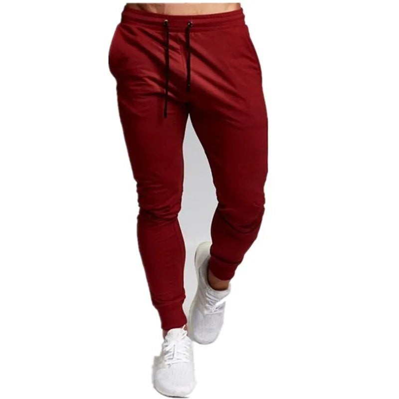 Casual Pants Men's  Slim Jogger Sweat pants.Large Size Elastic Waist Sports Casual.  Loose Fitness Clothes  for Spring