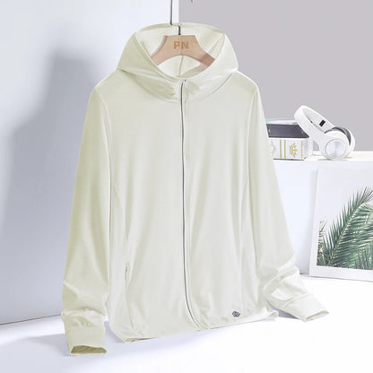 Unisex Summer,  New UPF 50+ UV Sun Protection Hoodie Jacket,. Men  and Womens  Lightweight Hiking Outdoor Long Sleeve Sun Shirt/ Coat