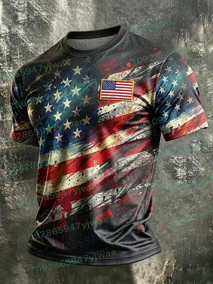 America 250th Anniversary 3D Print Mens TShirt USA Flag 1776–2026 Patriotic American Independence Day Apparel  and any other Patriotic Holiday, or everday just because.