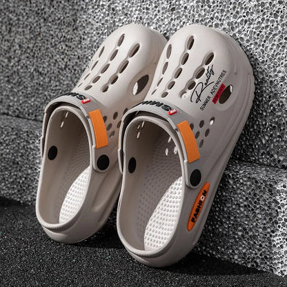 Men's Slippers,  EVA Hole Mens Mules, Non-Slip Slippers, thick Soft Platform Slide,  Comfortable Men's Sandals,  Summer Shoes