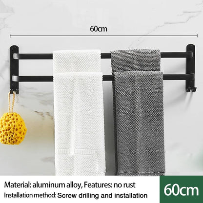Single-layer/Double-layer/Triple-layer Towel Holder, Towel Storage,  Towel Rack  for Bathroom/Kitchen. Multi-layer Wall-mounted Towel Rack