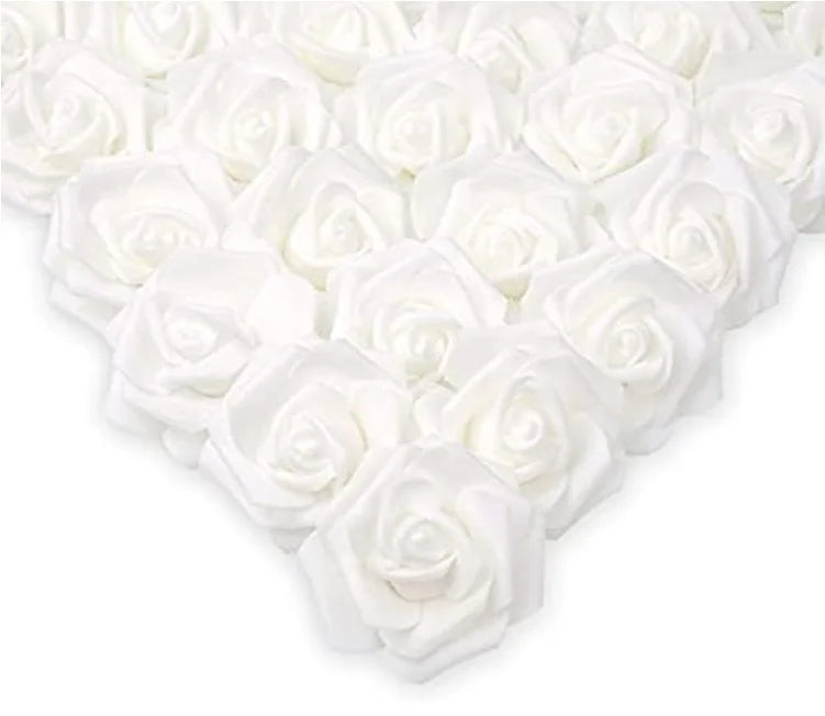 10/20/50Pcs Artificial Foam Rose Flowers,  Fake Flower for Home,  Room,  Decor for  Wedding Party, Halloween, Thanksgiving,  Christmas, Valinrtines Day