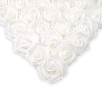 10/20/50Pcs Artificial Foam Rose Flowers,  Fake Flower for Home,  Room,  Decor for  Wedding Party, Halloween, Thanksgiving,  Christmas, Valinrtines Day