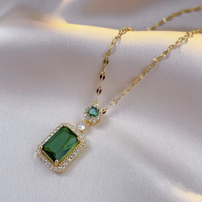 4PC  Set of Exquisite Quadrate Rhinestone Necklace Earrings Ring.  Jewelry  ( Fashion ) Bridal Gifts, MOTHERS DAY!!!