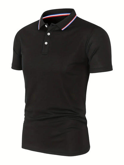 Sale on Men's Summer Casua, l Breathable, .Comfortable Polo Shirt.  Solid Colors, High Quality Short Sleeve Shirt
