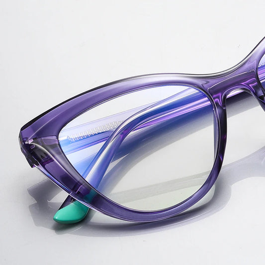 Stylish Cat-eye Frames for  Women.  Computer,  Anti- Blue Light Reading Glasses.  Also,   Customizable Prescription, Myopia /Hyperopia Glasses.